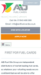 Mobile Screenshot of aidfuelcards.co.uk
